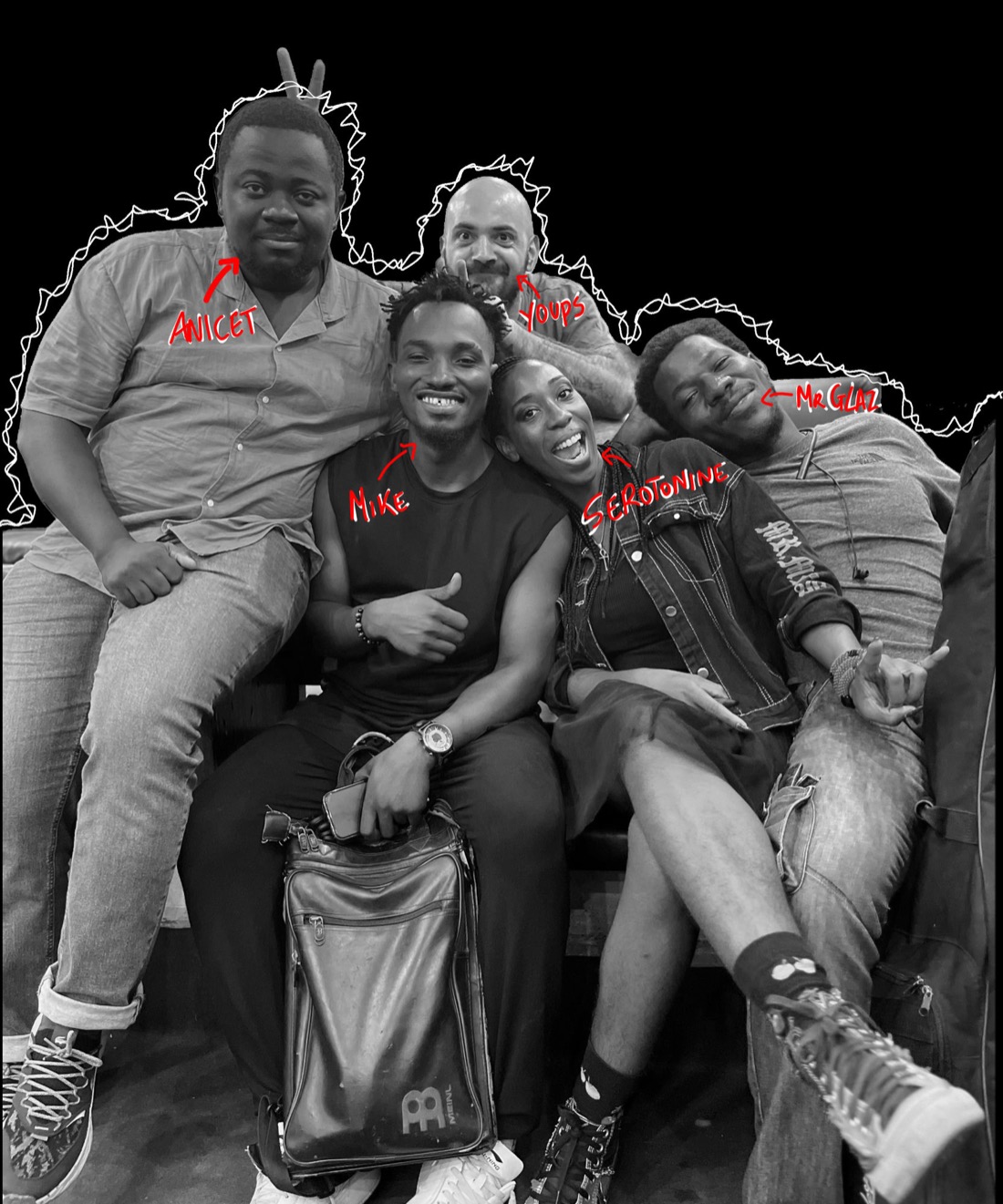 NotiÈ au complet : Anicet, Mike, Youps, Sérotonine et Mr Glaz